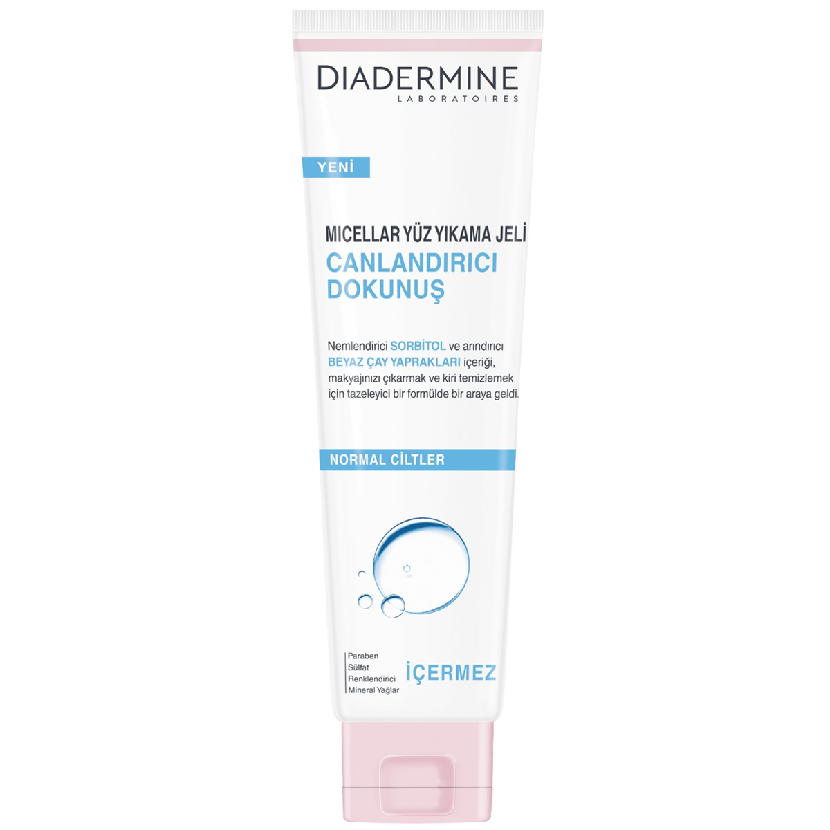 Diadermine Micellar Yüz Yıkama Jeli Canlandırıcı Dokunuş Normal Ciltler İçin 150 ml