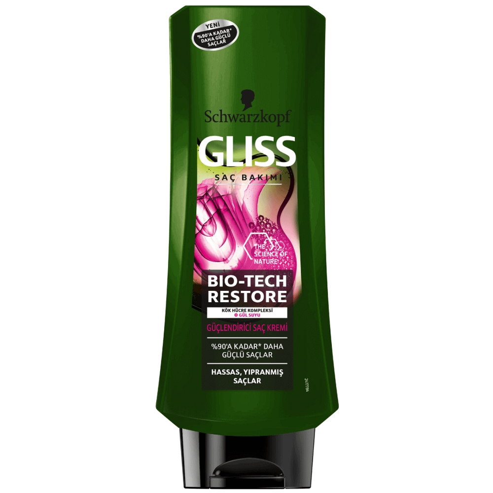 Schwarzkopf Gliss Bio-Tech Restore Güçlendirici Saç Bakım Kremi 360 ml