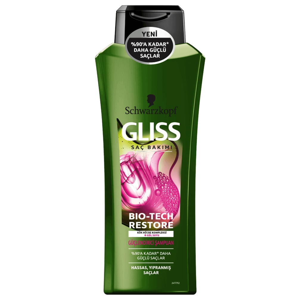 Schwarzkopf Gliss Bio-Tech Restore Güçlendirici Şampuan 525 ml