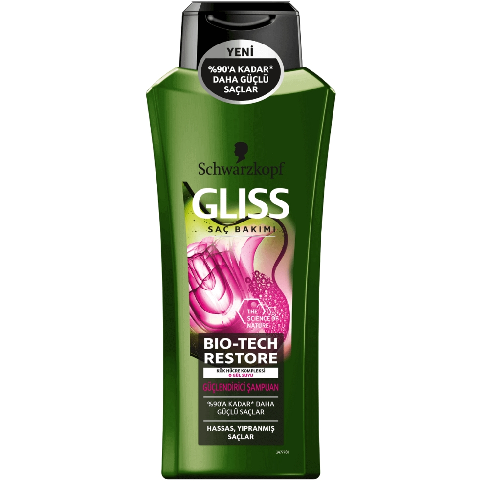 Schwarzkopf Gliss Bio-Tech Restore Güçlendirici Şampuan 360 ml