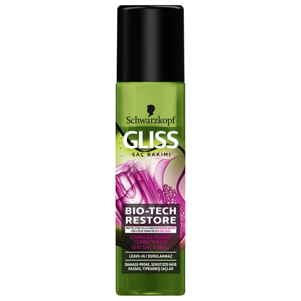 Schwarzkopf Gliss Bio-Tech Restore Hızlı Onarıcı ve Yenileyici Sıvı Saç Kremi 200 ml