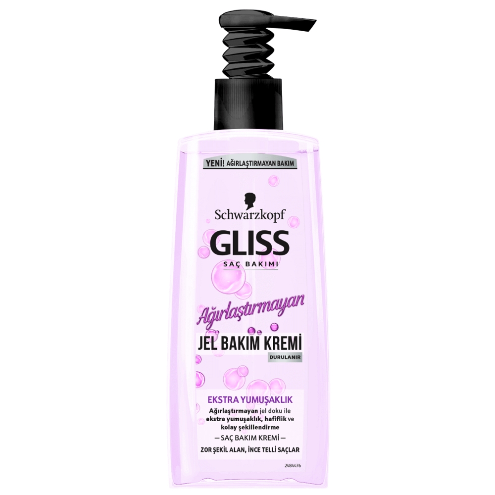 Schwarzkopf Gliss Jel Saç Bakım Kremi Zor Şekil Alan İnce Telli Saçlar İçin 200 ml