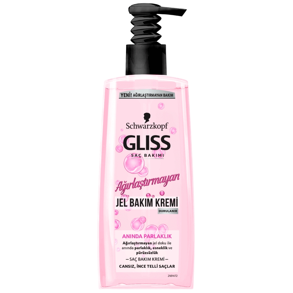 Schwarzkopf Gliss Jel Saç Bakım Kremi Cansız İnce Telli Saçlar İçin 200 ml