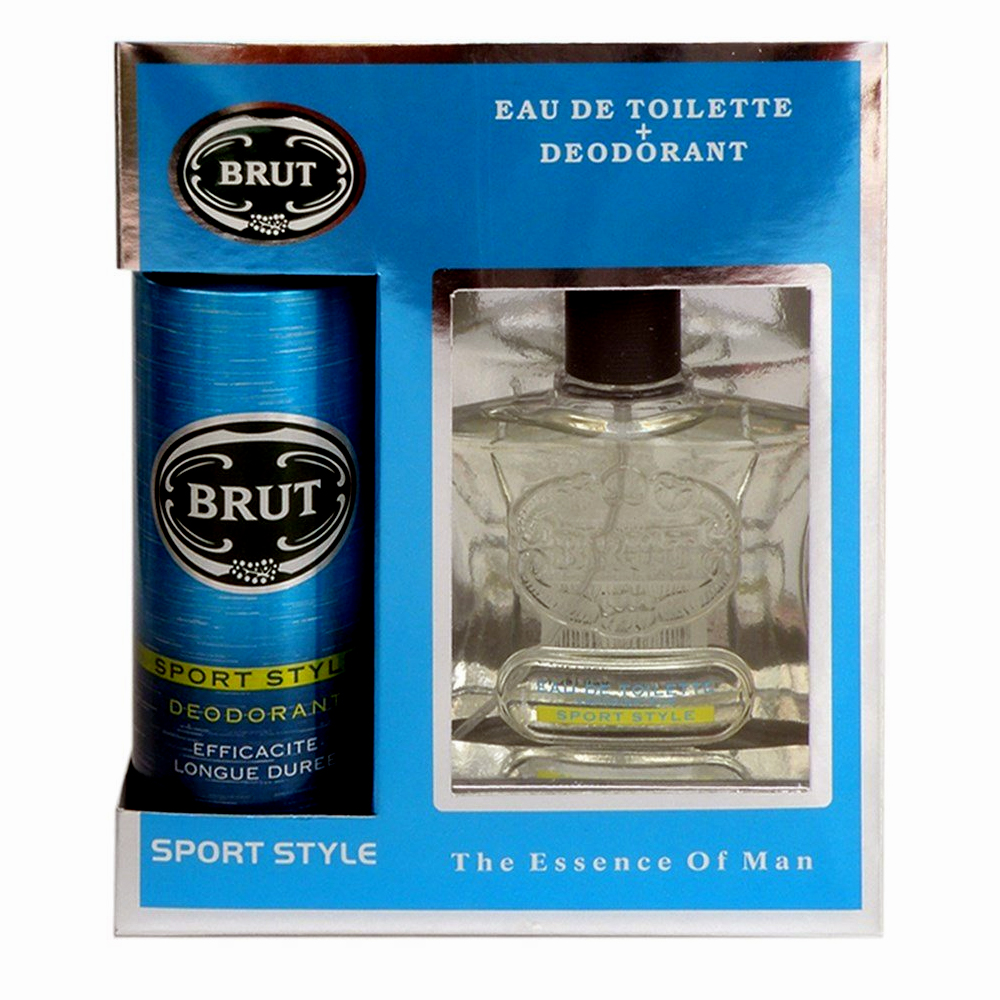 Brut Sport Style Edt 100ml Erkek Parfümü-Deo Sprey 200 ml Hediye